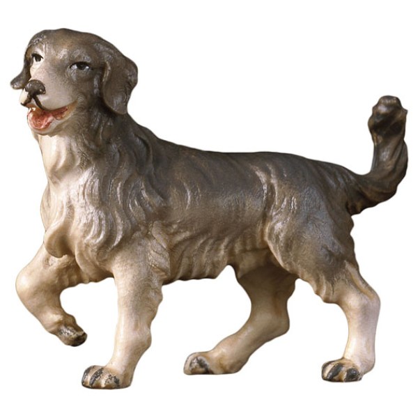 (0280) 780248 Hirtenhund Krippenfigur Holz Perathoner