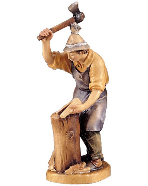 063 10700-106 Krippenfigur Holz Lepi Holzhacker