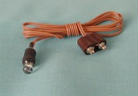 (B09)LED weisse Kugel mit Kabel und Stecker (Art.Nr.11305)