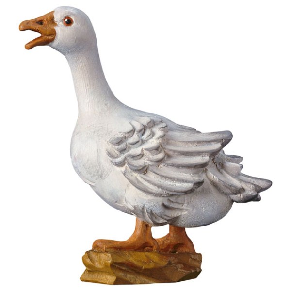 (0380) 700275 Gans Krippenfigur Holz Perathoner