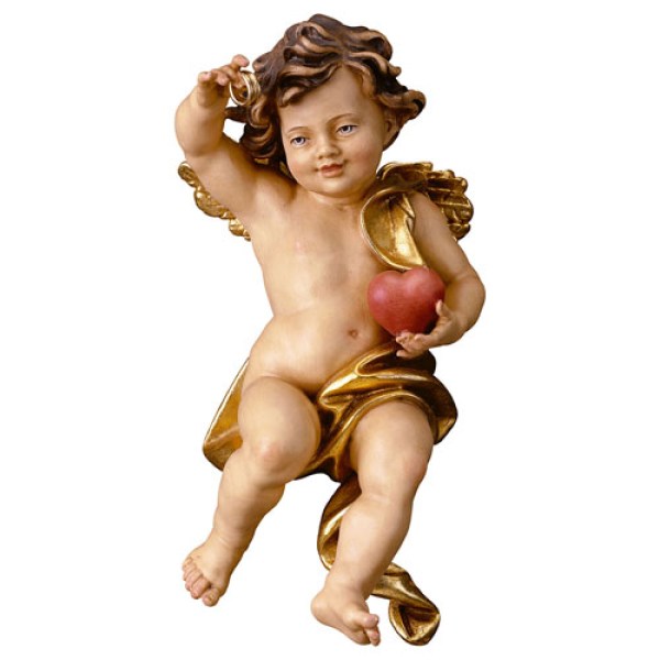 150010 Putto mit Herz Tuch goldfarben