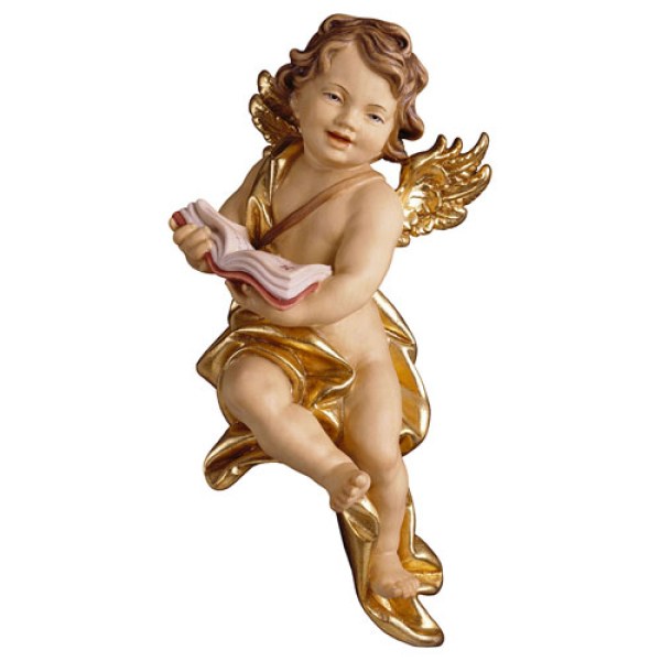 150015 Putto mit Buch Tuch goldfarben