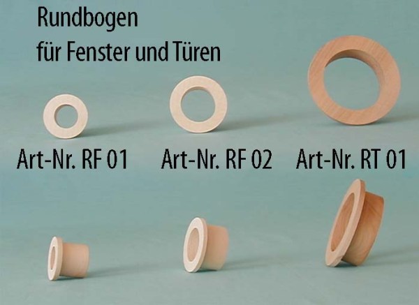 Holzringe für Fenster + Türen